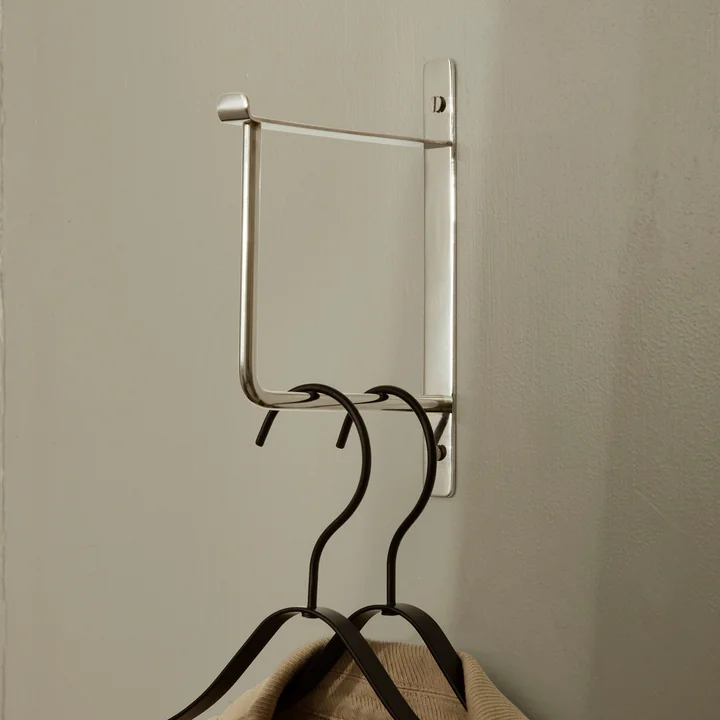 Ferm Living - Kleider Wandhaken, Messing schwarz