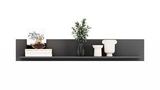 Wandboard Orion Anthrazit 130x22x17,5