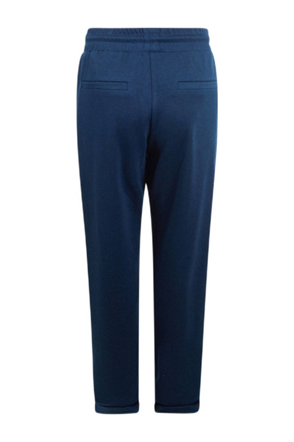 Shoeby slim casual broek donkerblauw