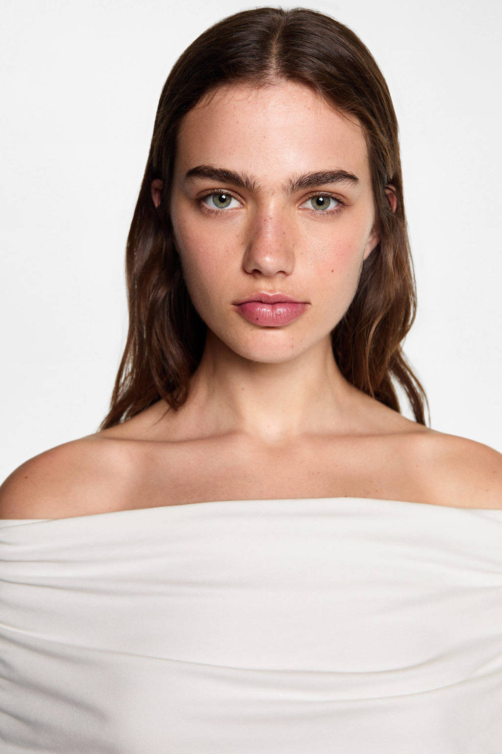 MANGO TEEN off shoulder top wit