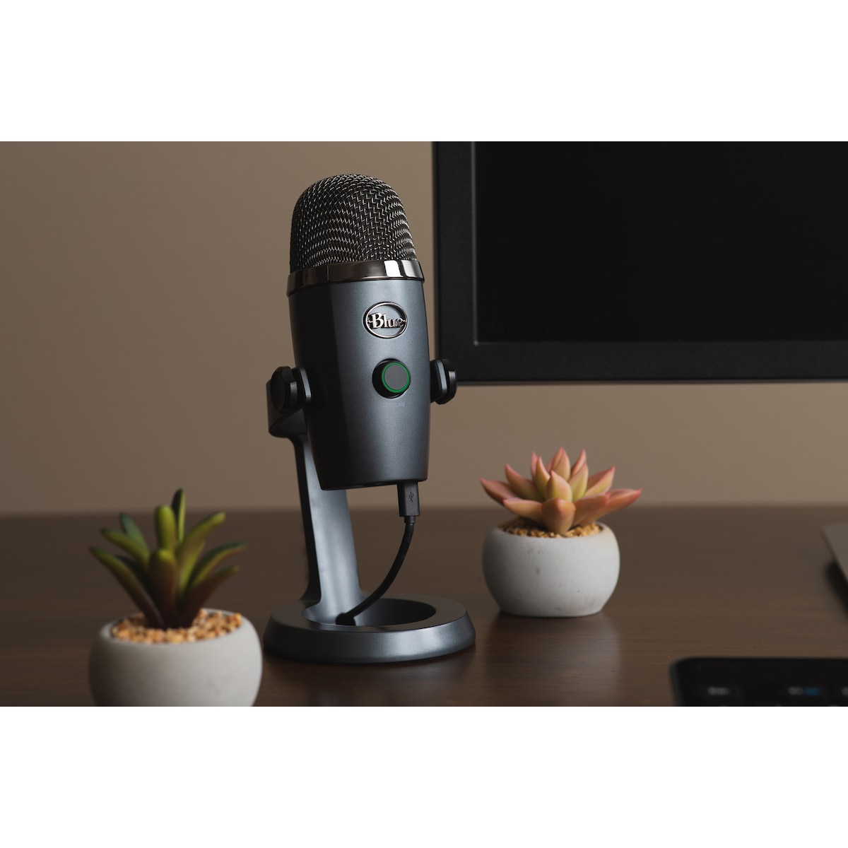 Blue Yeti Nano mikrofon (skyggegrå)