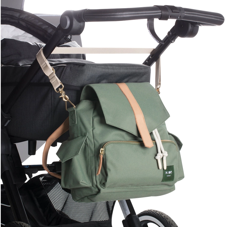 KAOS Wickelrucksack Ransel grün  natur