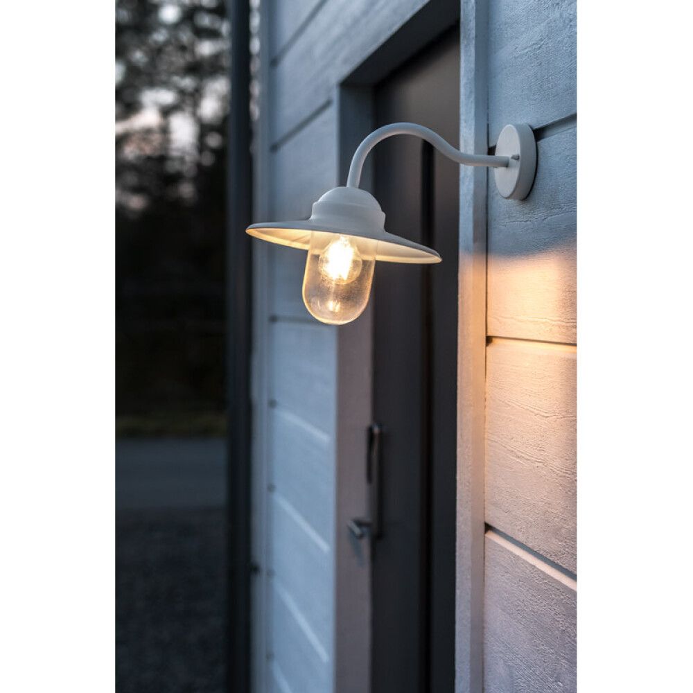 VEGGLAMPE ECOLITE CAPELLA HVIT