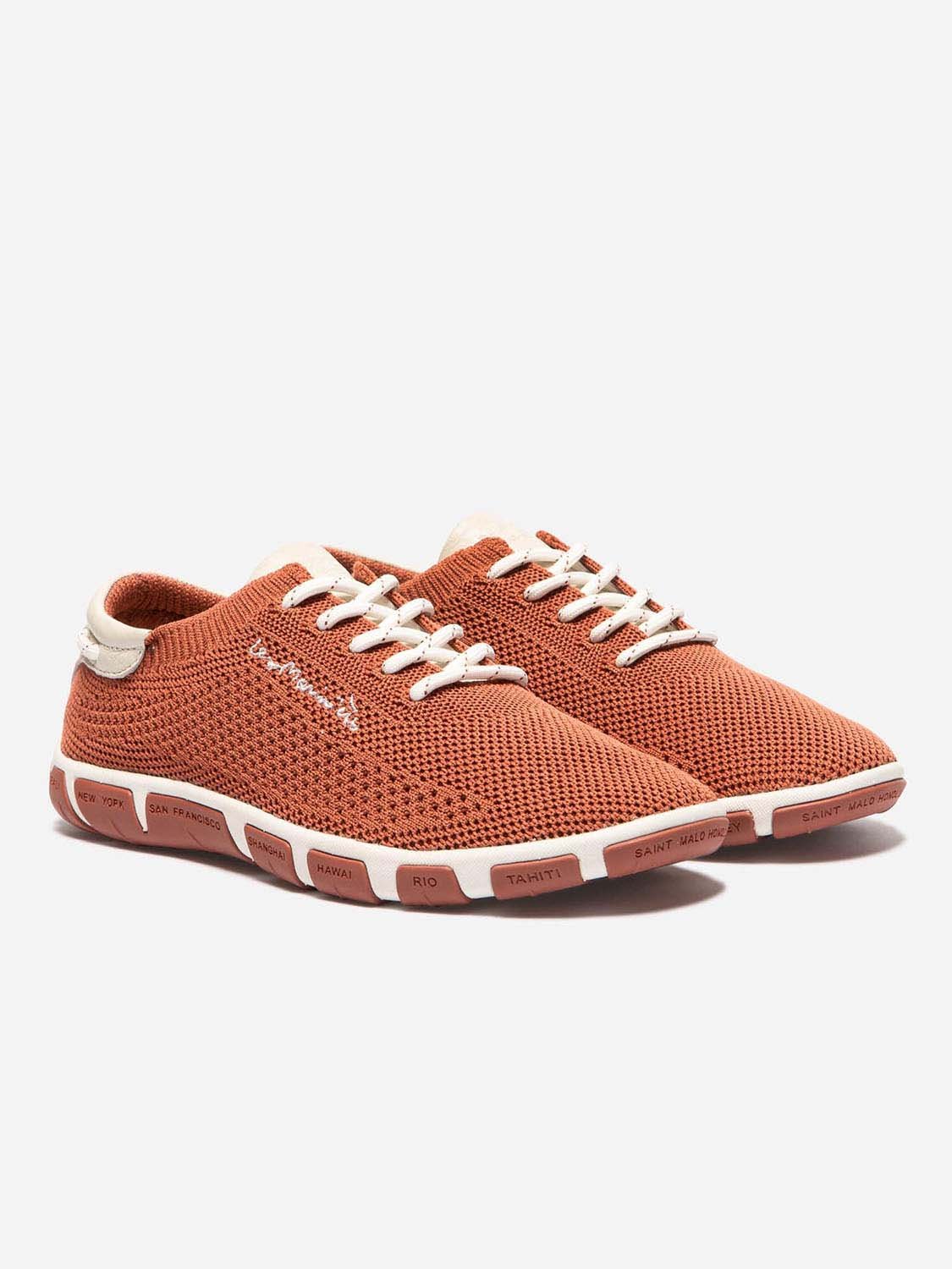 Tennis Femme Textile Recyclé Terracotta
