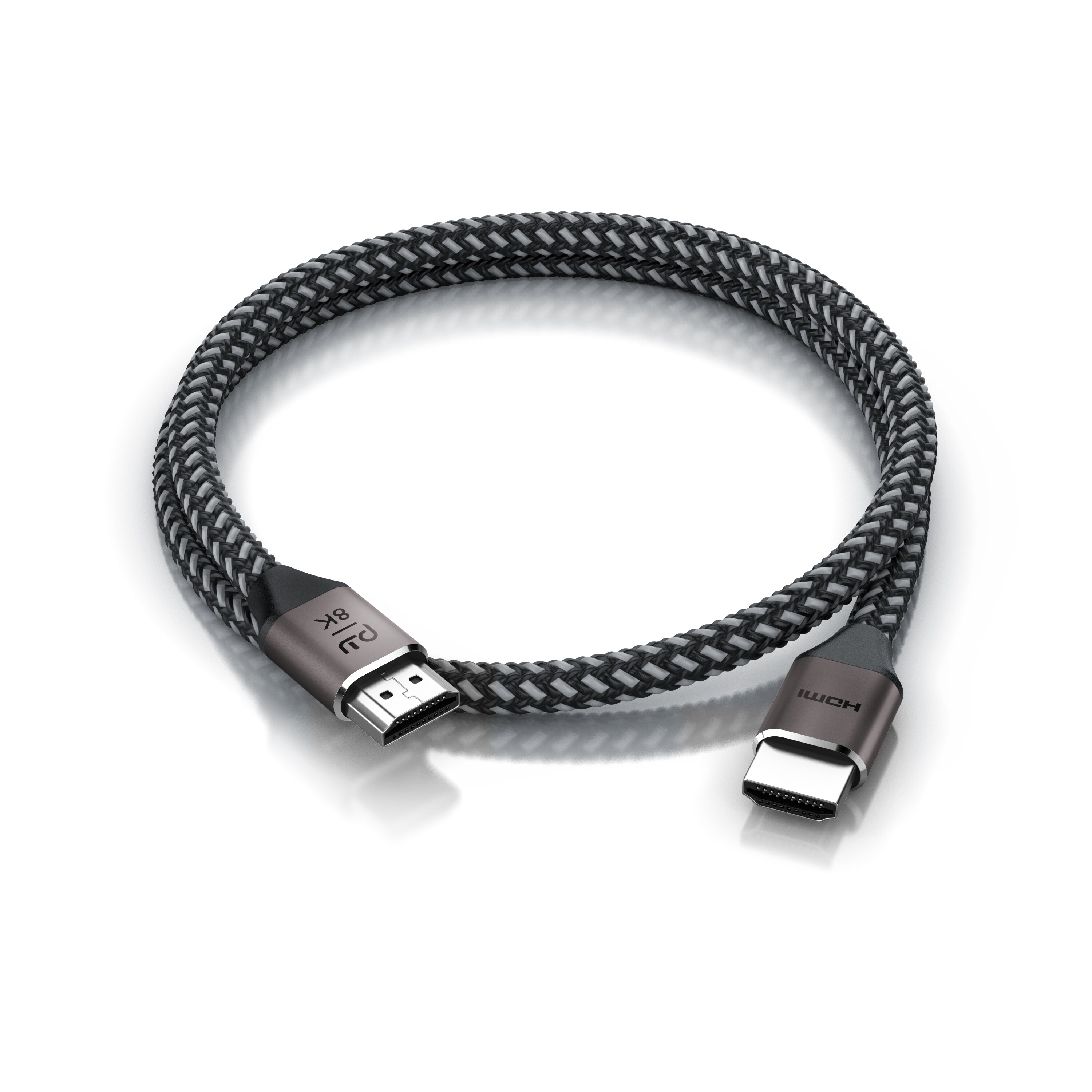 Primewire 8k HDMI Kabel 2.1 UHD II, 8k @ 120 Hz mit DSC, 7680 x 4320, 2k 4k Ethernet, HDR eARC VRR ALLM, kompatibel zu Blu Ray PS4 PS5 - 1 m