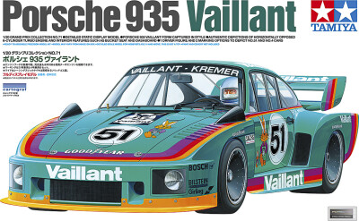 Tamiya - Porsche 935 Vaillant Modelbil Byggesæt - 1:20 - 20071