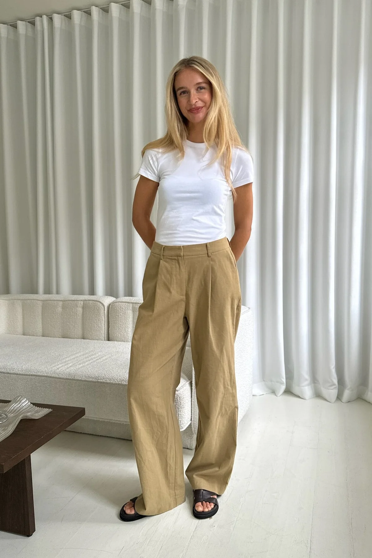BYIC Celinaic Pants lkhaki light khaki