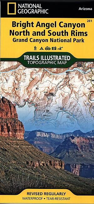 NATIONAL GEOGRAPHIC - 261 PN BRIGHT ANGEL CANYON ECHELLE 1 35 000