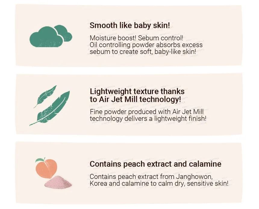 SKINFOOD - Peach Cotton Multi Finish Poeder Groot