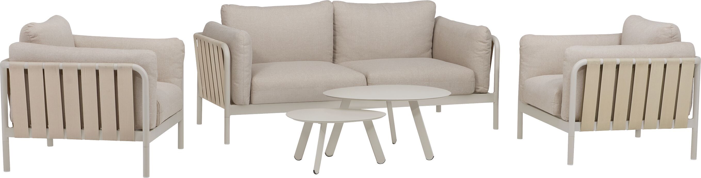 FUNCHAL Loungesofa - Sand / B: 180.0 cm x T: 80.0 cm x H: 59.0 cm