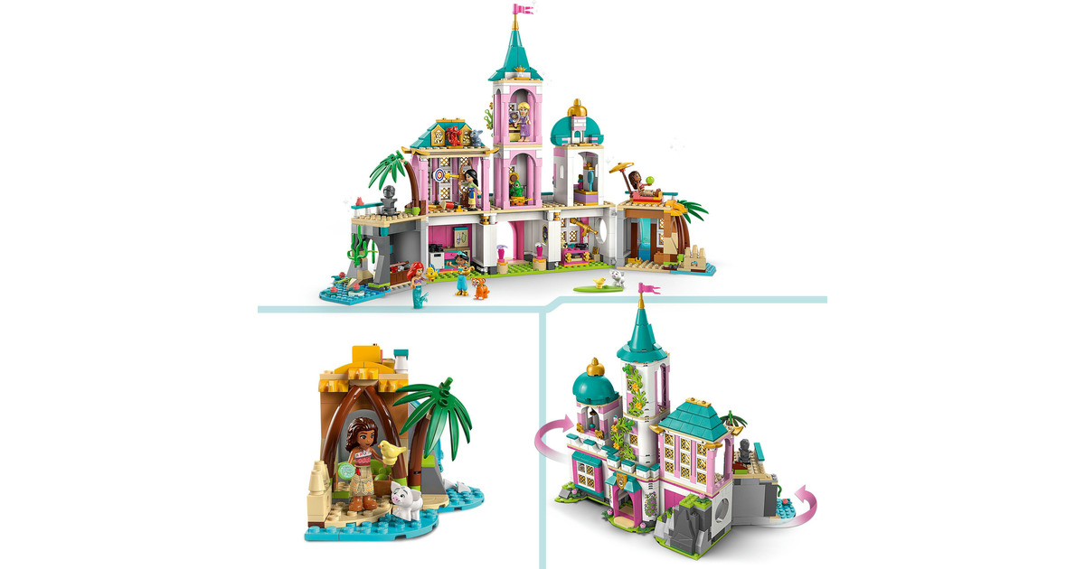 LEGODisney - Prinsessenkasteel en koninklijke huisdieren Constructiespeelgoed  (43267)