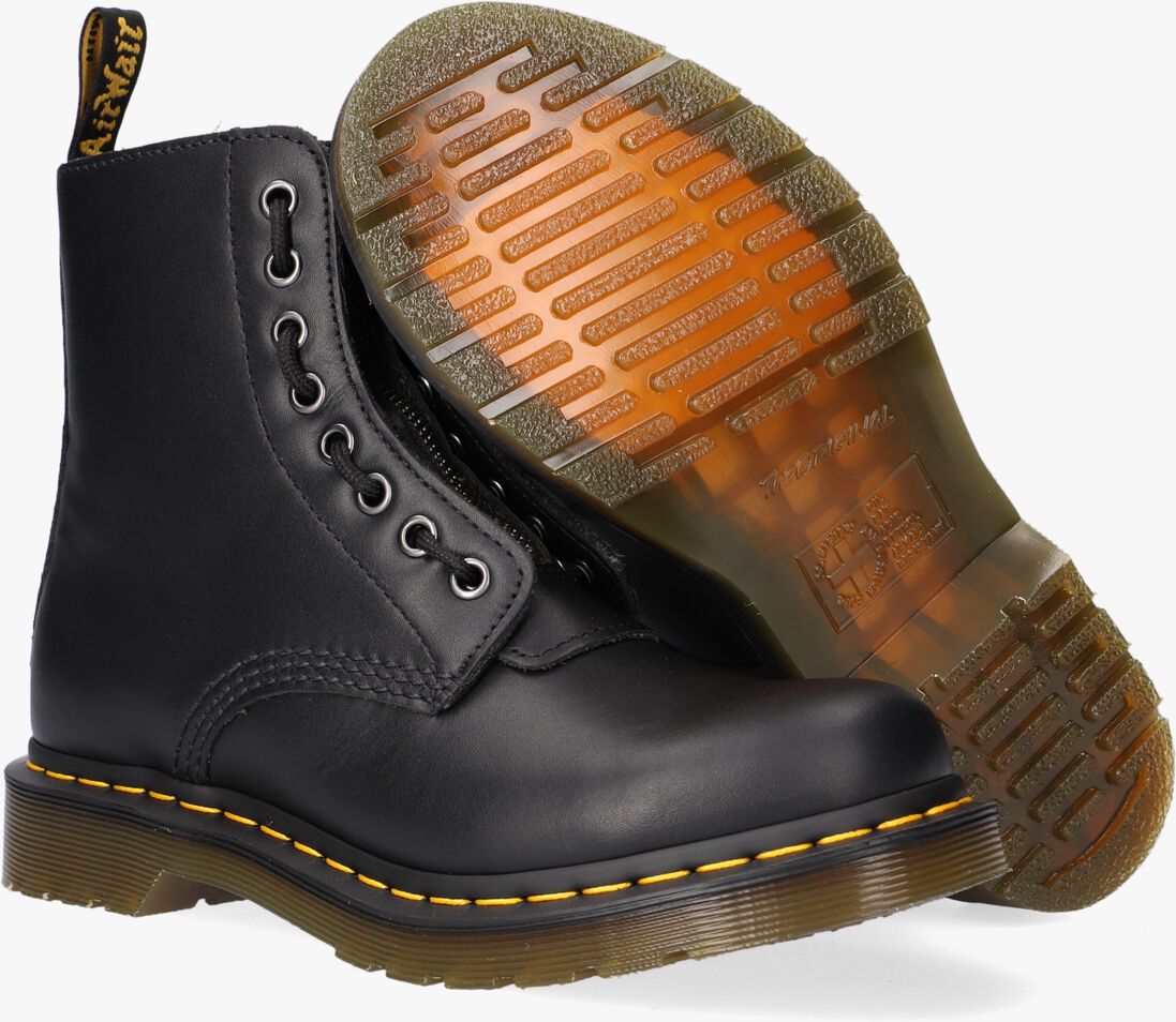 DR MARTENS zwarte dr martens veterboots 1460 pascal front zip