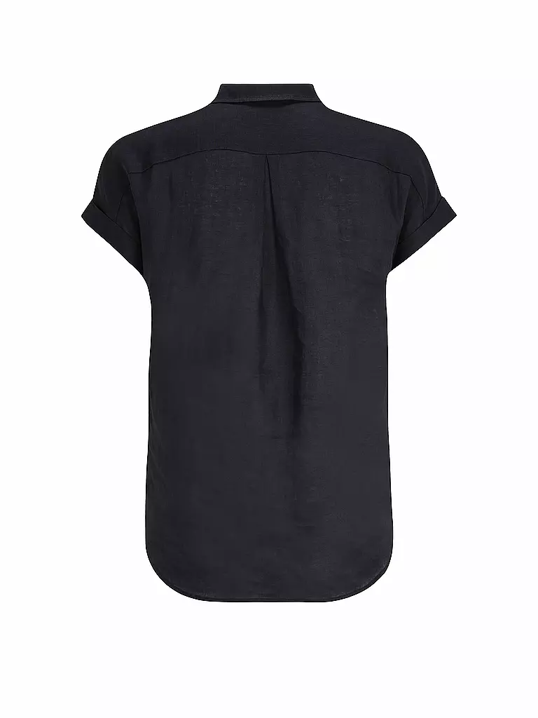 DORIS STREICH Leinenbluse dunkelblau