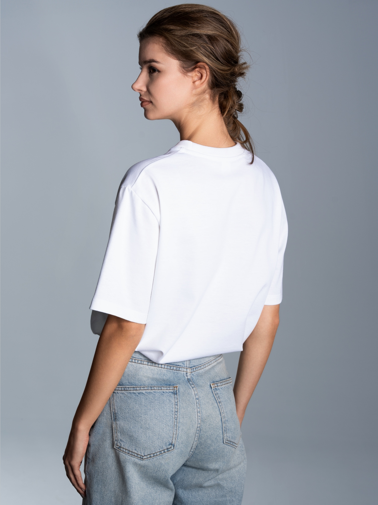 Heavy Oversized T-Shirt Weiss
