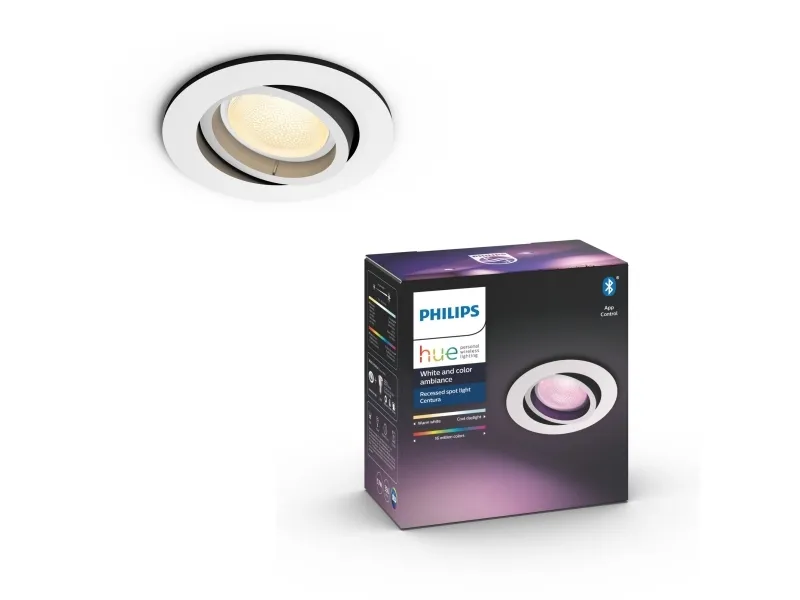 Philips Hue White Color Ambiance Centura Indbygningsspot Rund Hvid - BT