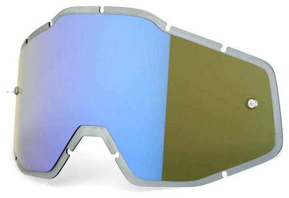 100% Ecran Anti-Buée Racecraft/Accuri/Strata - Blue Mirror Smoke