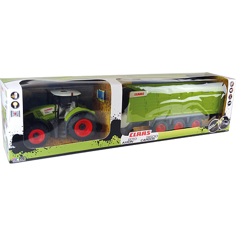 Claas fjernstyret traktor + vogn