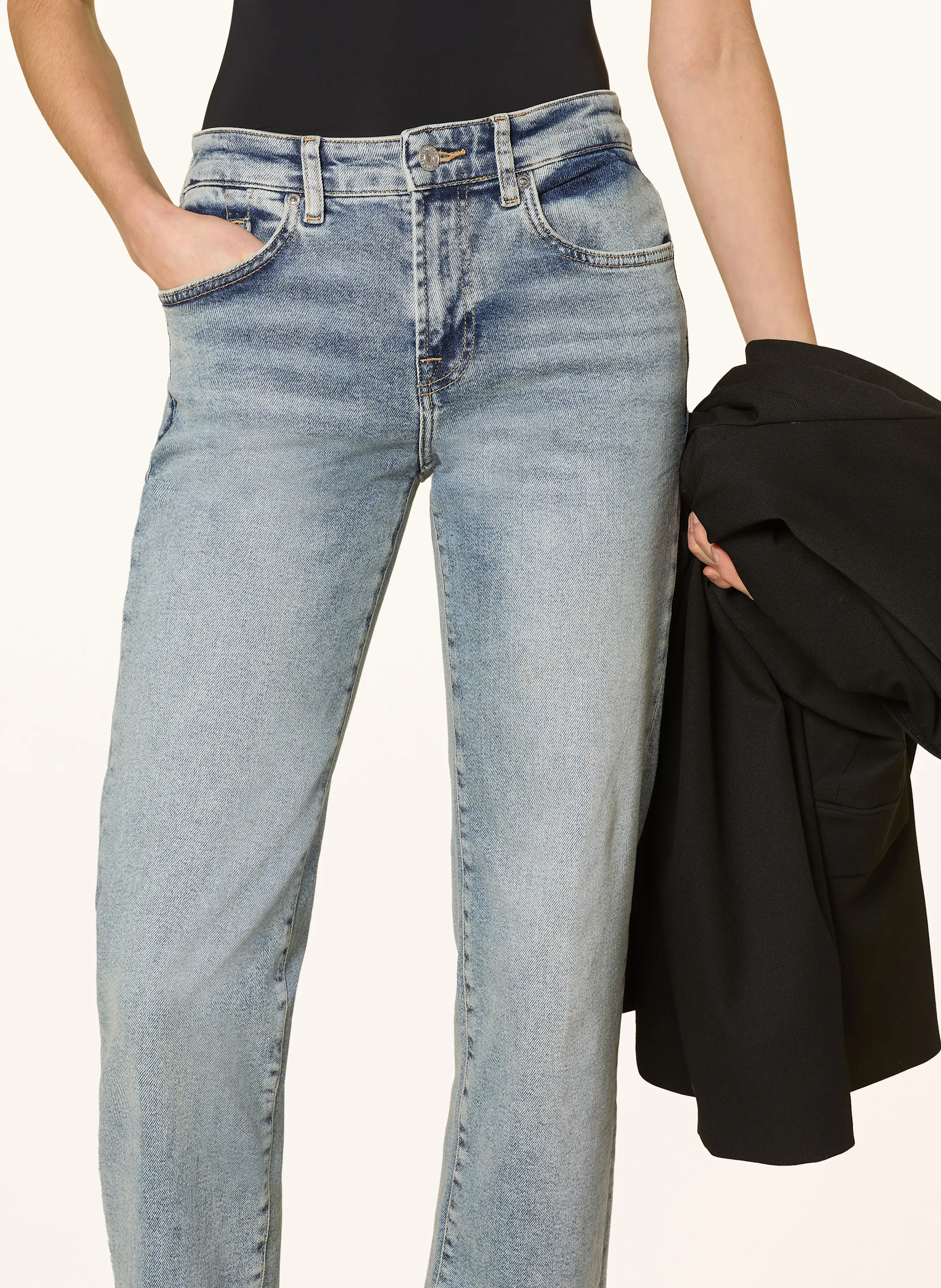 7 for all mankind Straight Jeans CALIE