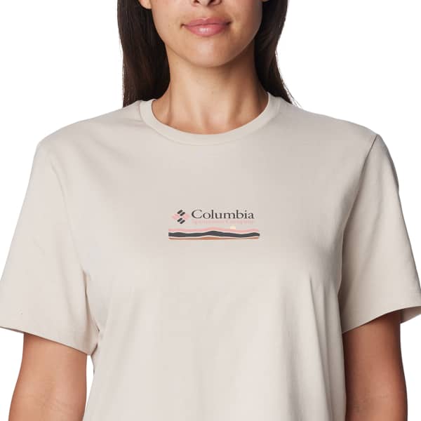 T-shirt COLUMBIA W BOUNDLESS BEAUTY SHORT SLEEVE TEE DARK STONE/HERITAGE