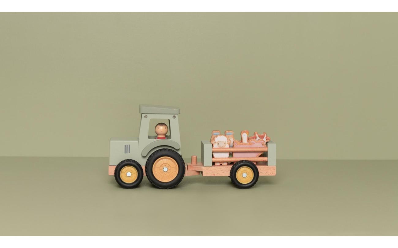 Little Dutch - Little Farm Tractor met trailer