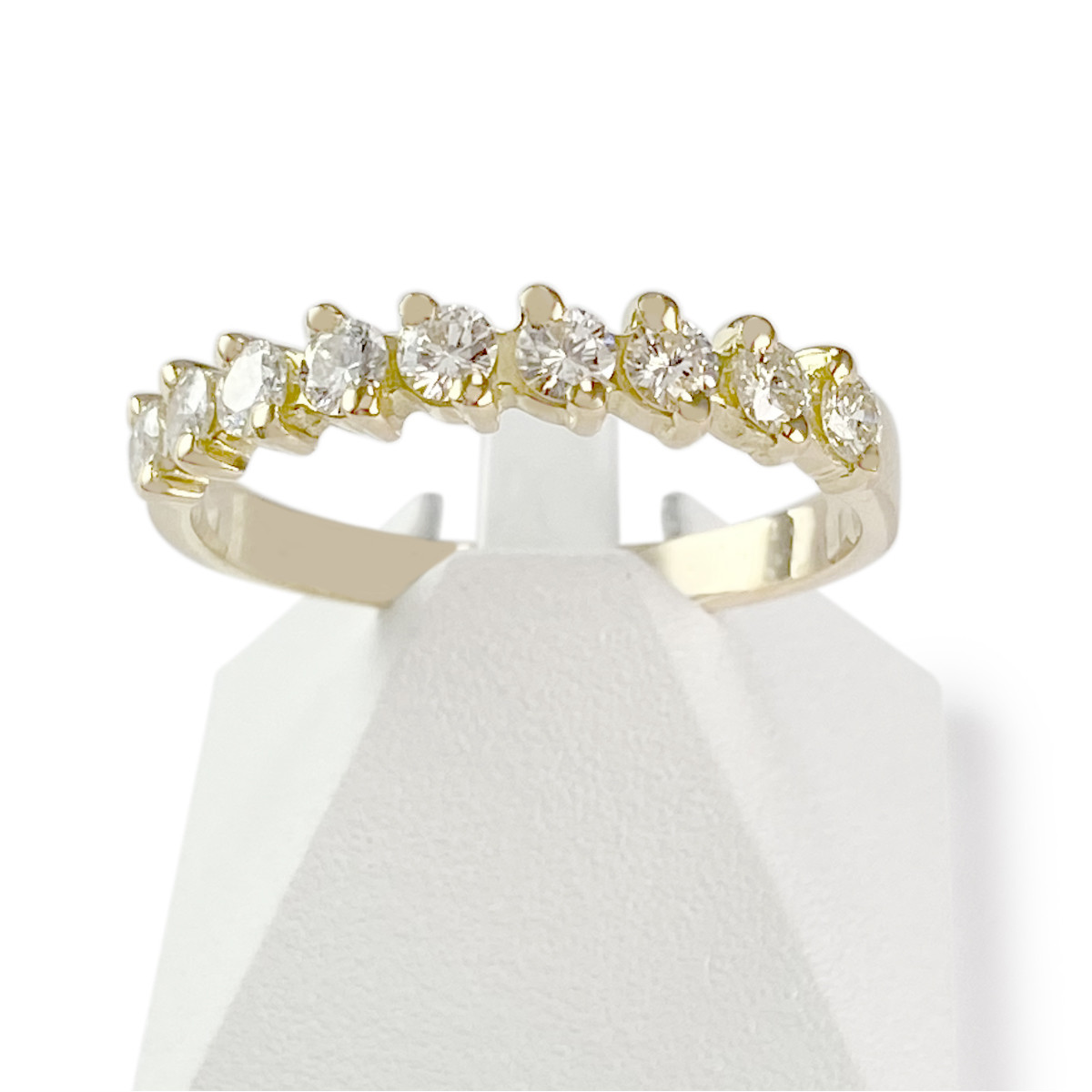 Bague d'occasion or 750 jaune diamants
