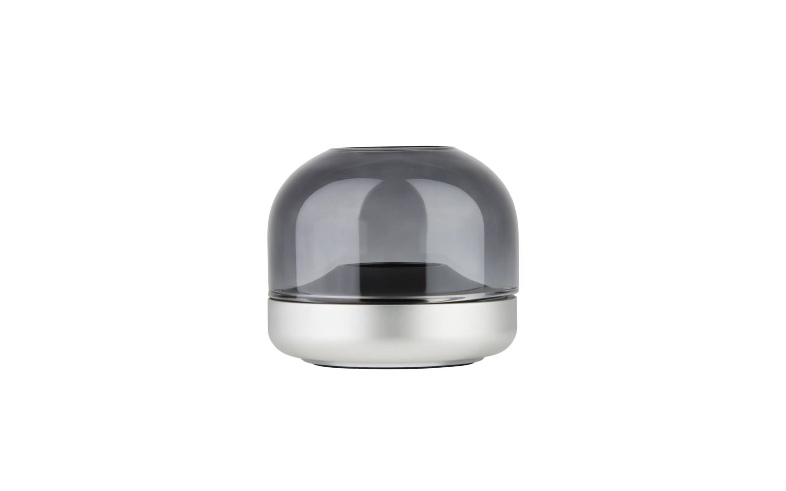 Kooduu Glow 08 wiederaufladbare Shine LED-Kerze frosted silver