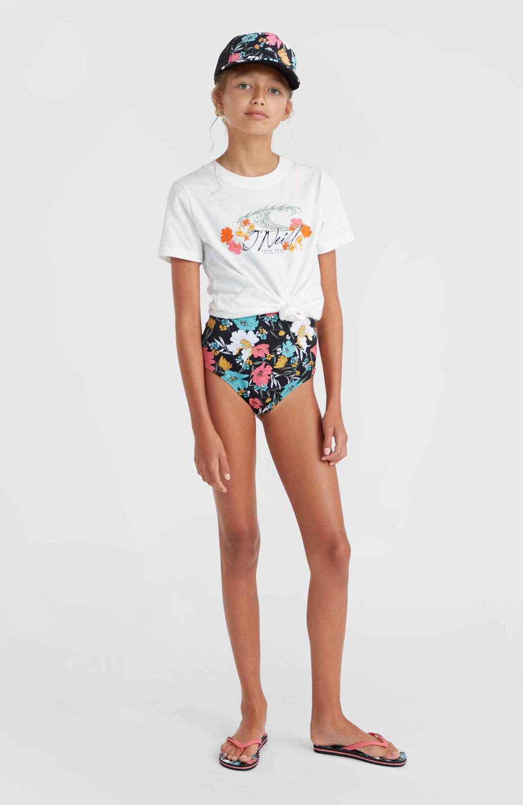 O'Neill T-shirt met printopdruk wit