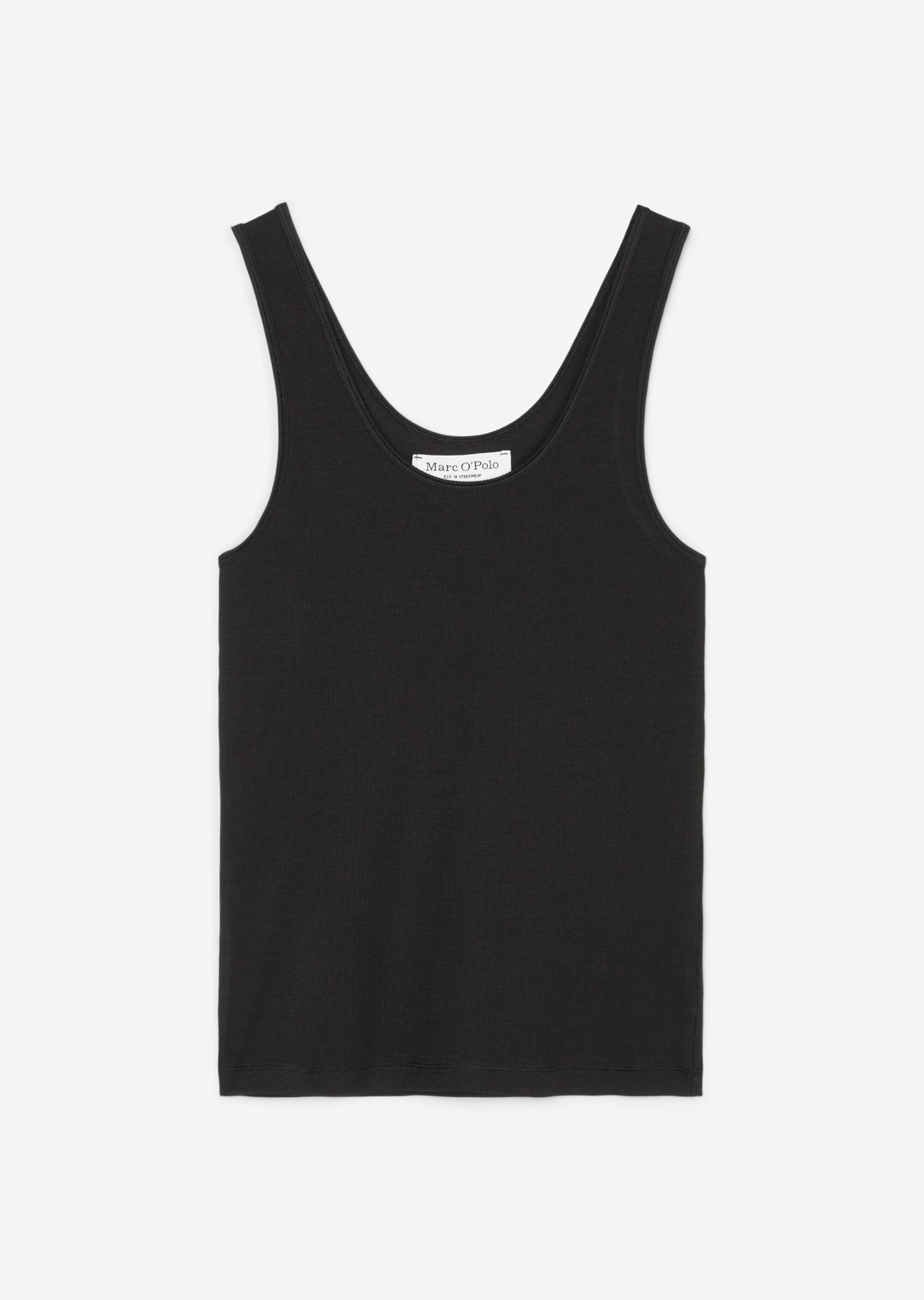 Feinripp-Tanktop slim aus reiner Bio-Baumwolle
