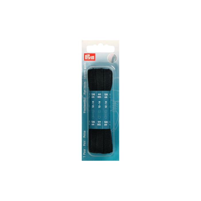 Prym-1 paar platte schoenveters 8mm/120cm