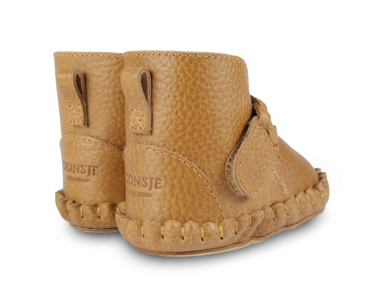 Mace Booties | Toast Grain Leather