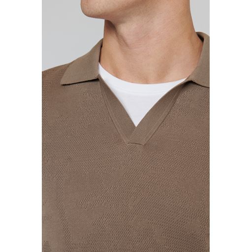 Matinique Polo T-shirt, Walnut, S