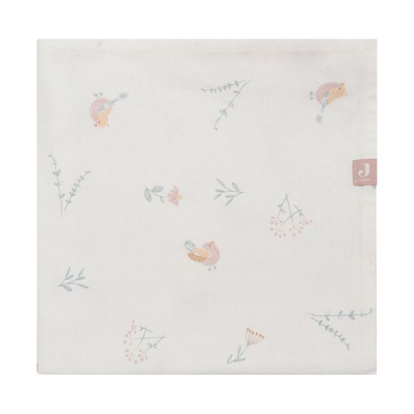 Jollein Lovely Birds Wieglaken - 75 x 100 cm