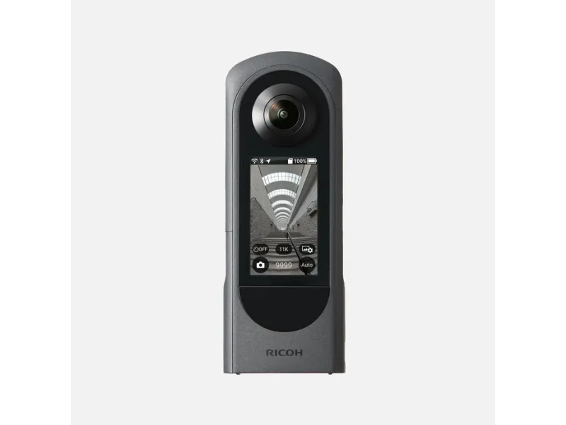 Ricoh THETA X (2023) - 360° Videokamera - 5.7K / 30 fps - 48.0 MP - flash 46 GB - flashkort - Wi-Fi, Bluetooth