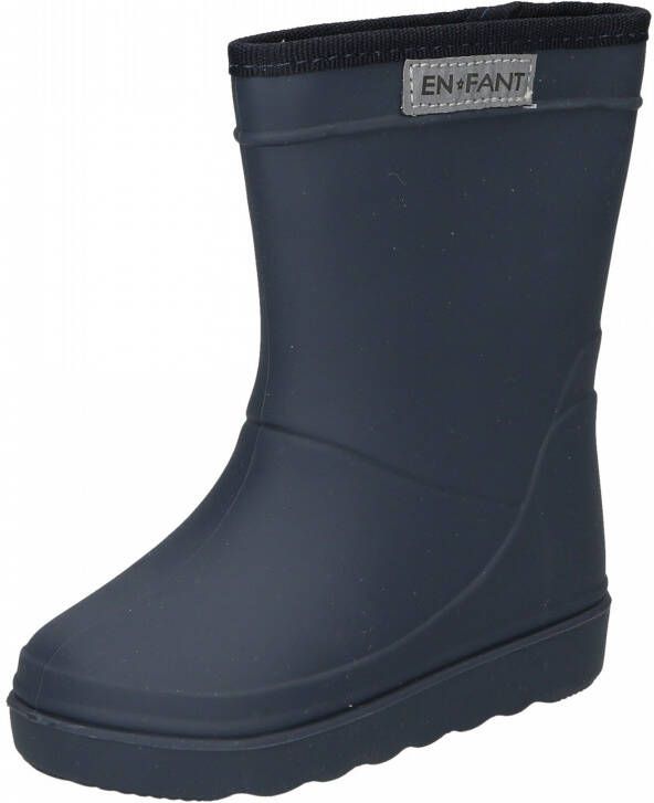 Enfant Blauwe Regenlaarzen Rubber Rain Boot Solid