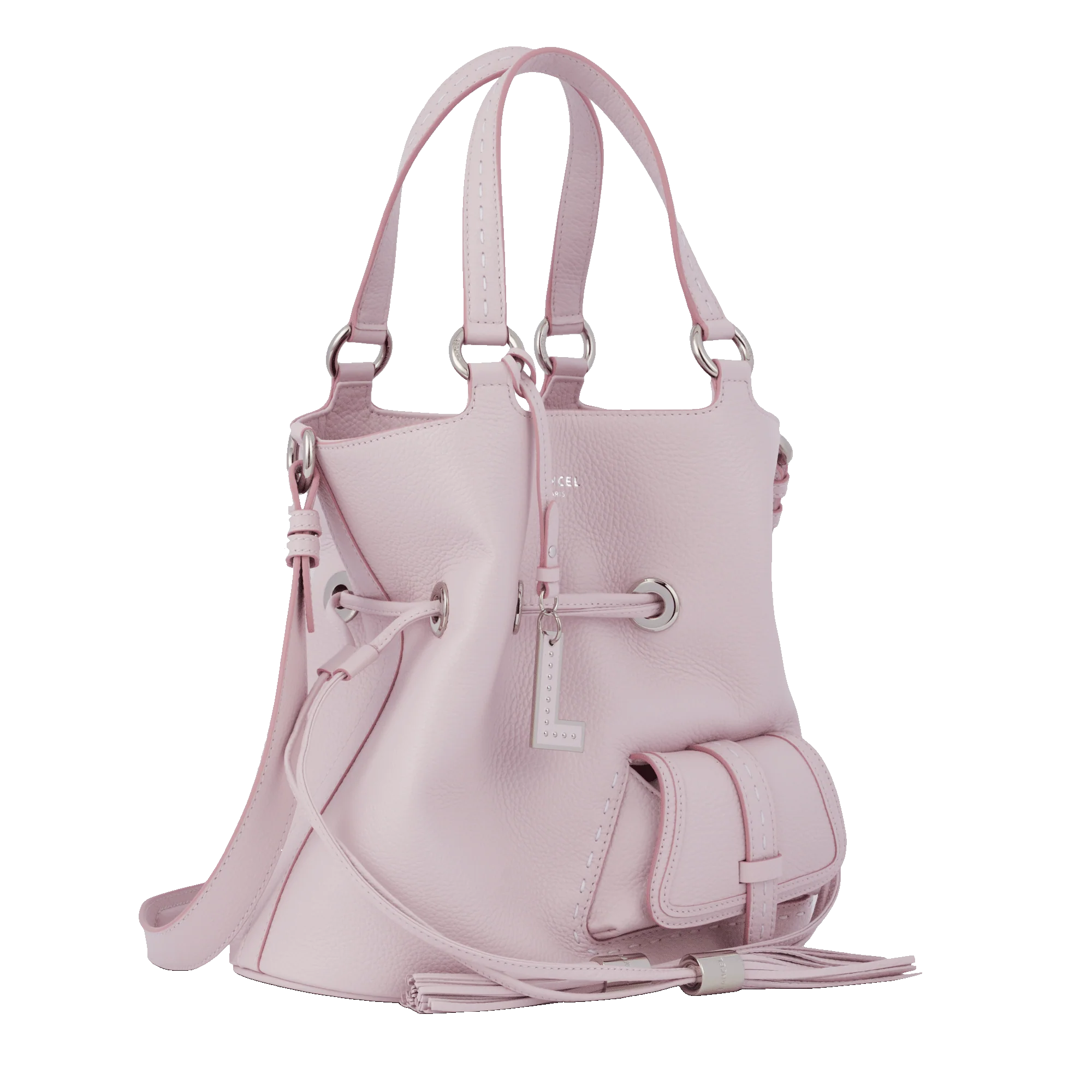 Sac seau M Premier Flirt de Lancel-Rose dragee