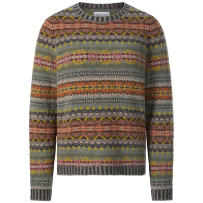 Damenpullover Lammwolle, Multicolor