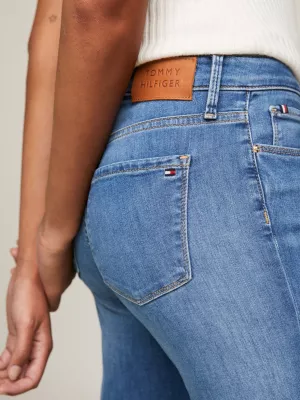 Calça jeans TH Flex Como Mid Rise Skinny Faded