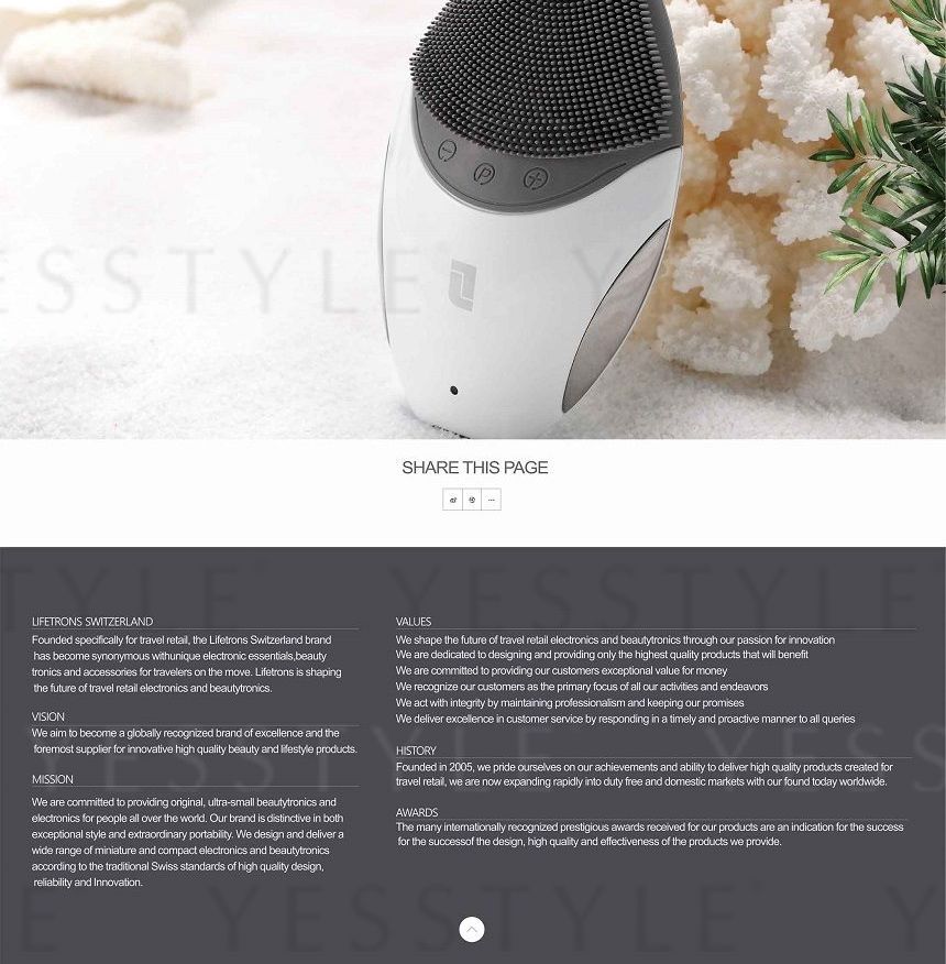 LIFETRONS - Ultra Cleanser met ionen- en EMS-technologie