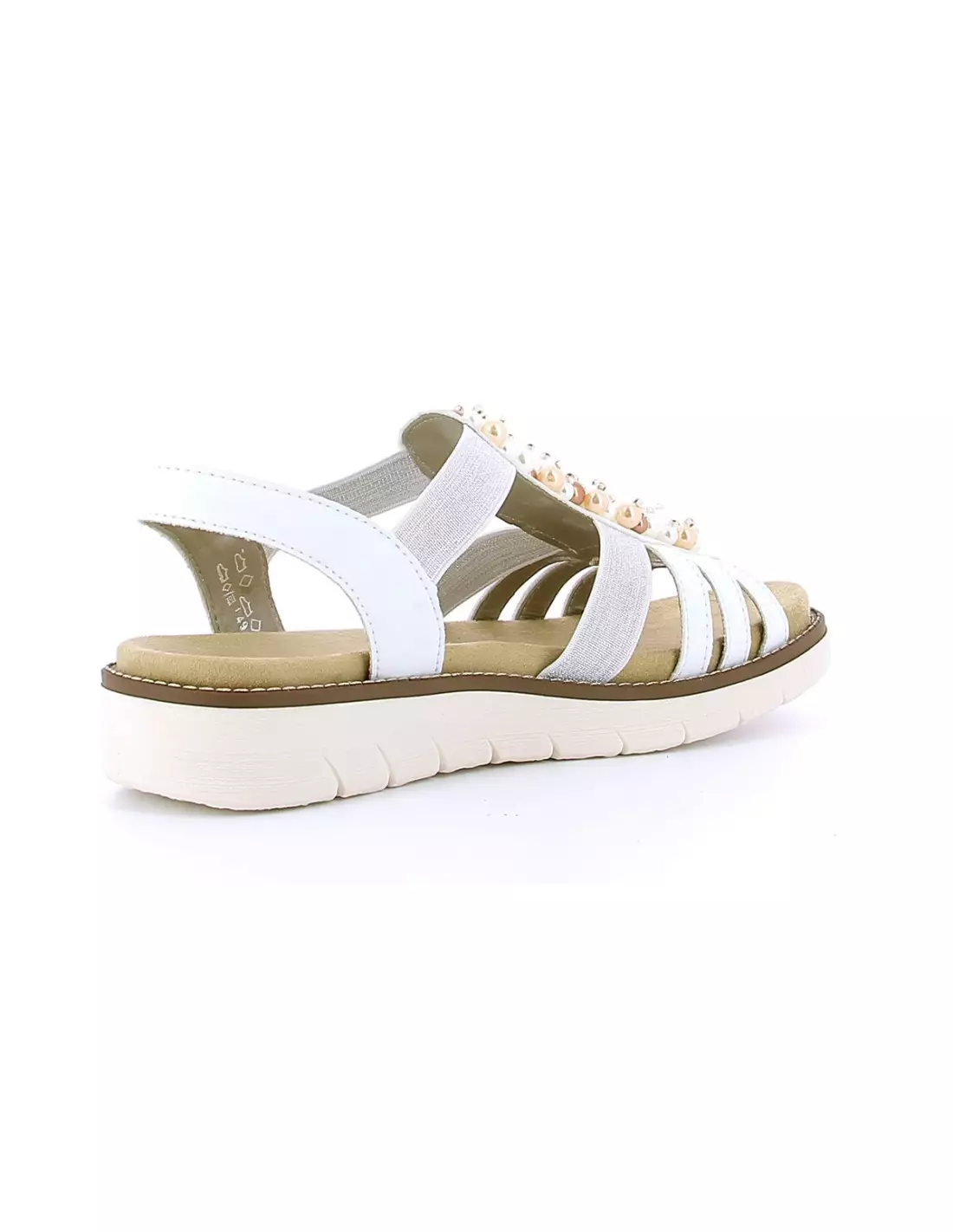 REMONTE D2047-80 - Sandales & nu-pieds Weisssilver