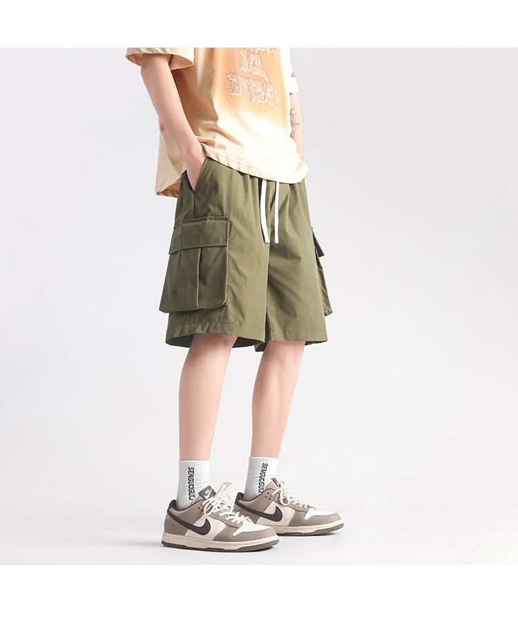 blastealle - Cargoshorts met trekkoord in de taille en wijde pijpen