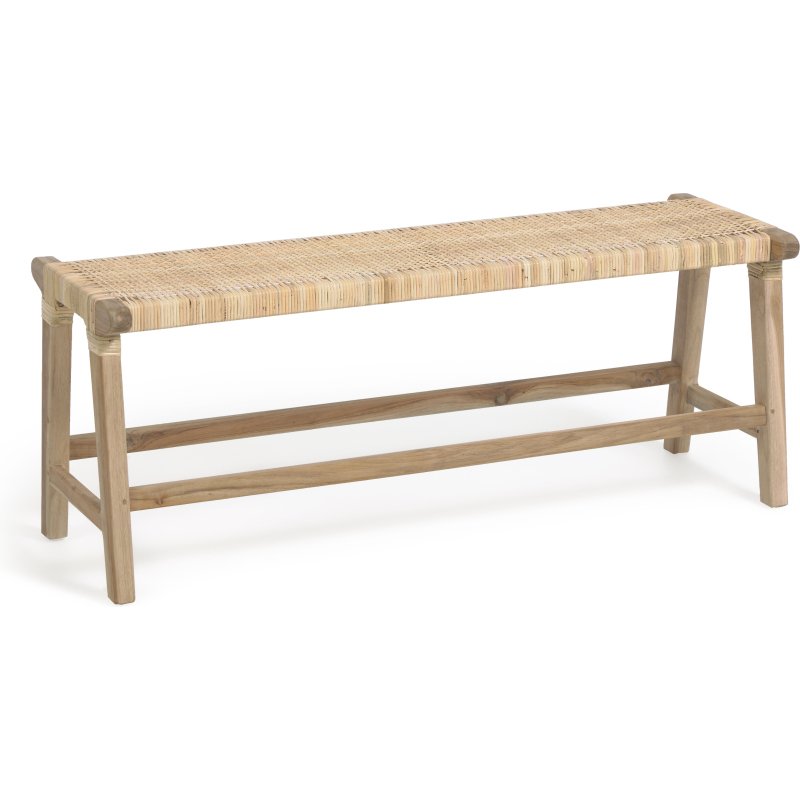 Banc Beida bois massif de tek 120 cm
