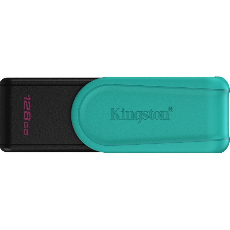 Kingston Technology DataTraveler 128GB Portable USB 3.2 Gen 1 Exodia S (Noir/Turquoise)