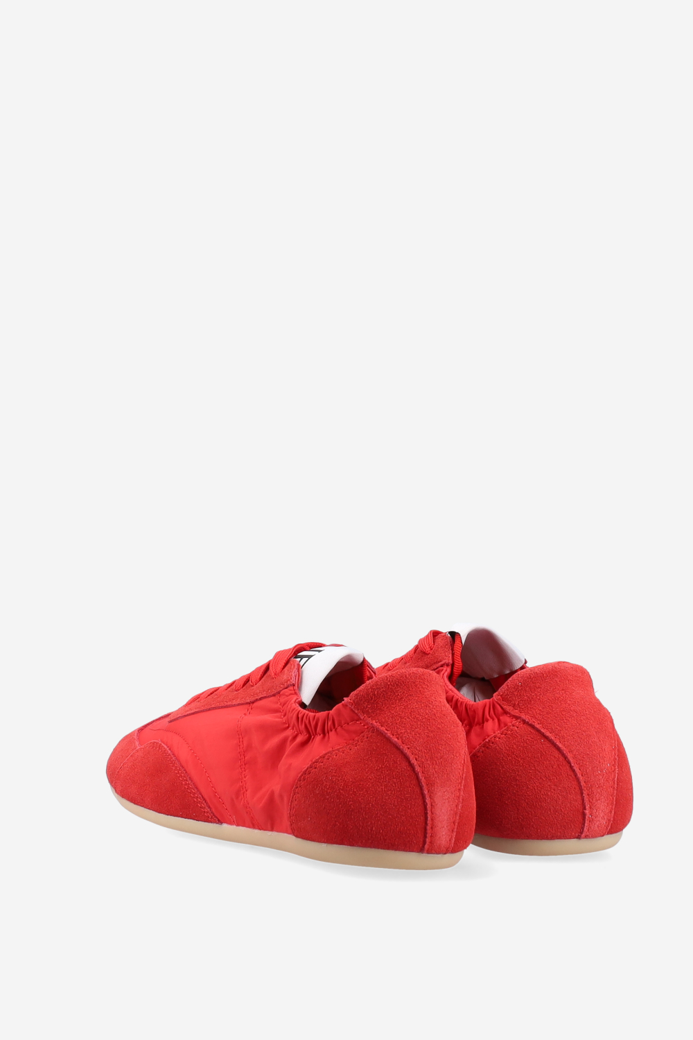 Nylon / suede sneakers