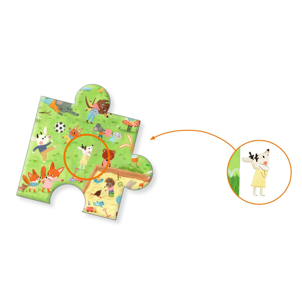 Puzzle Observation - Le Square des Petits Amis - 35 pièces