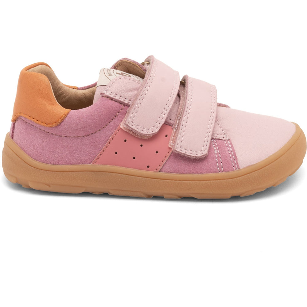 Køb Bisgaard Pink Barefoot Ricco Velcro Sko