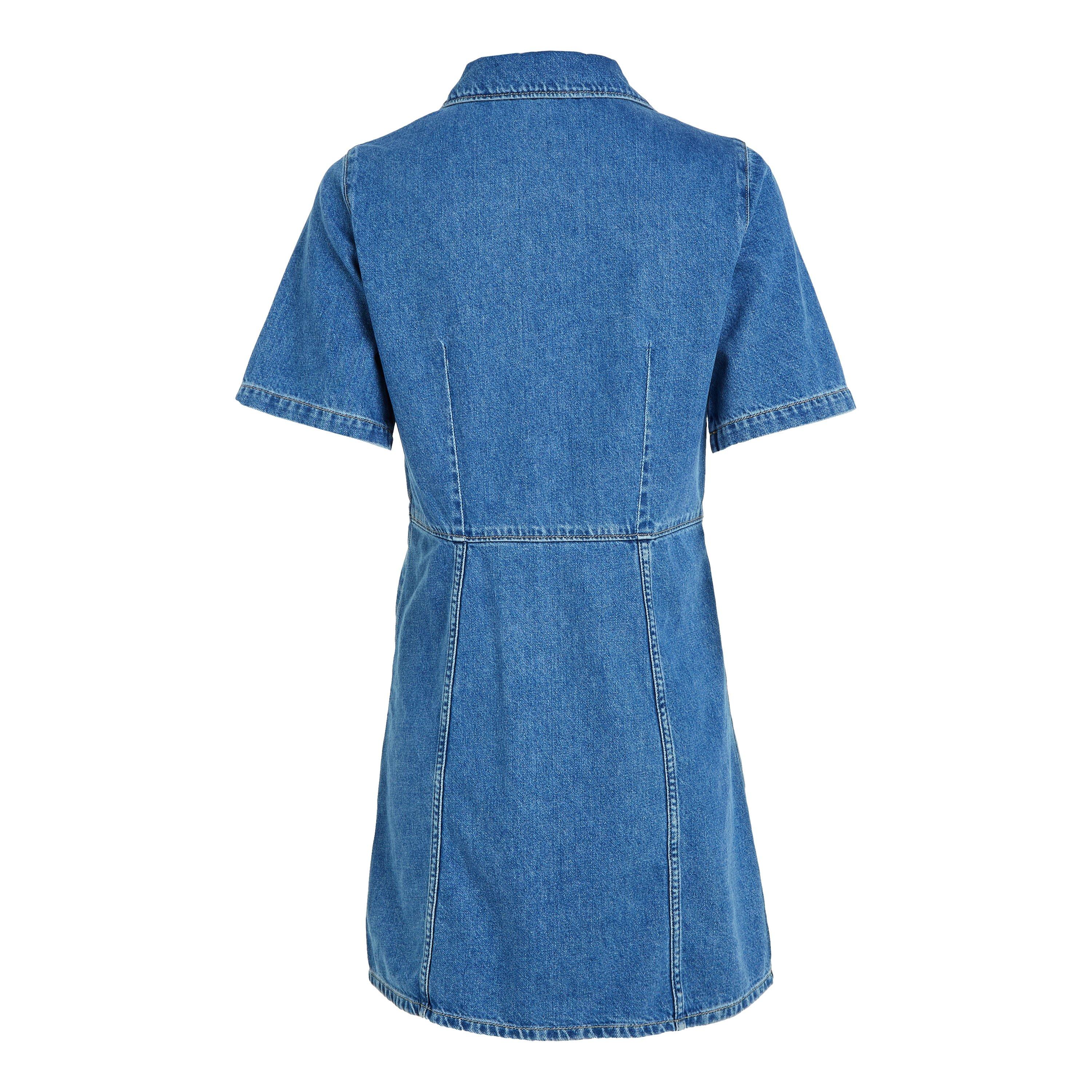 Tommy Jeans Slim Short Sleeve Denim Dress