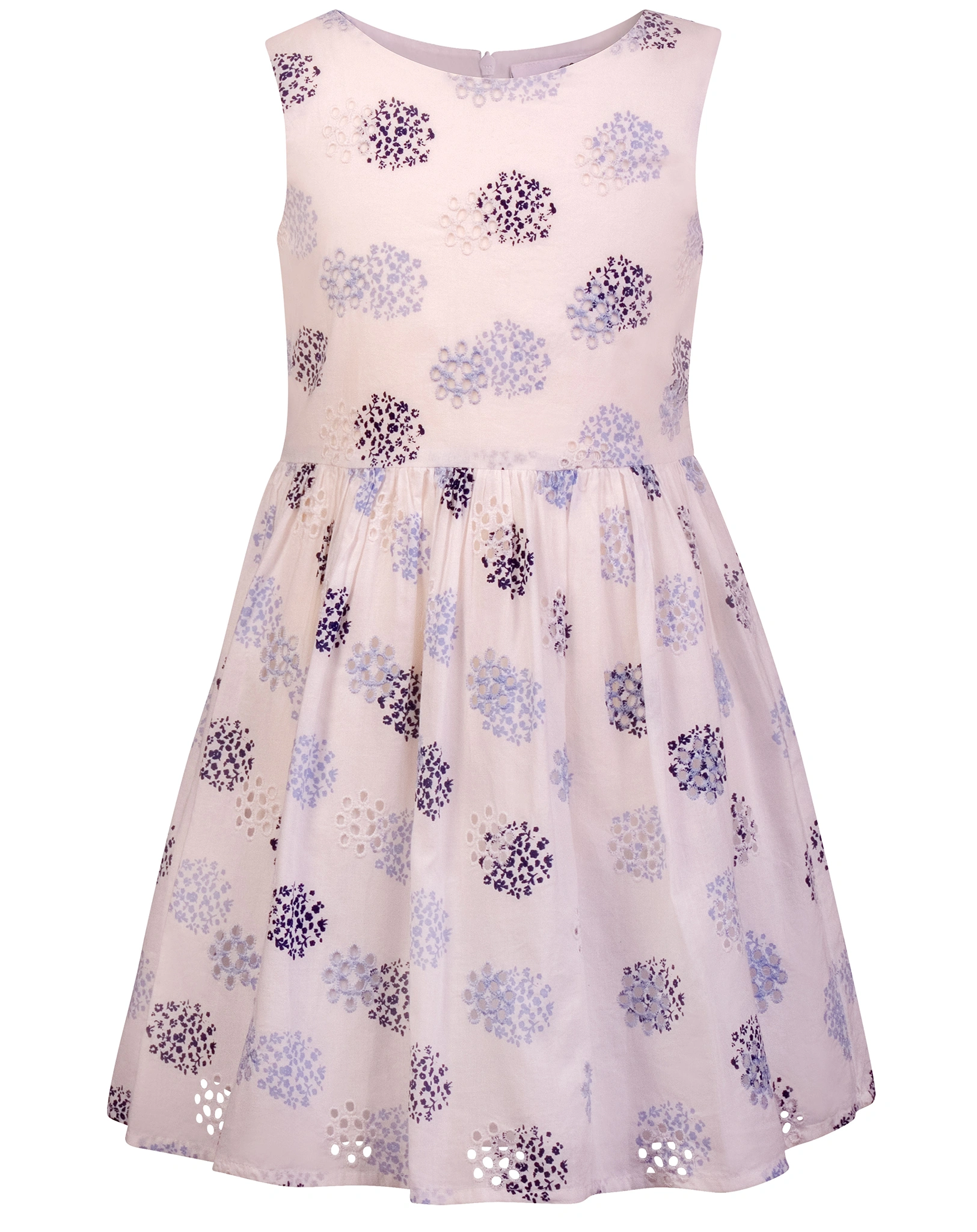Kleid BLÜTENBÄLLE ärmellos in arctic blue
