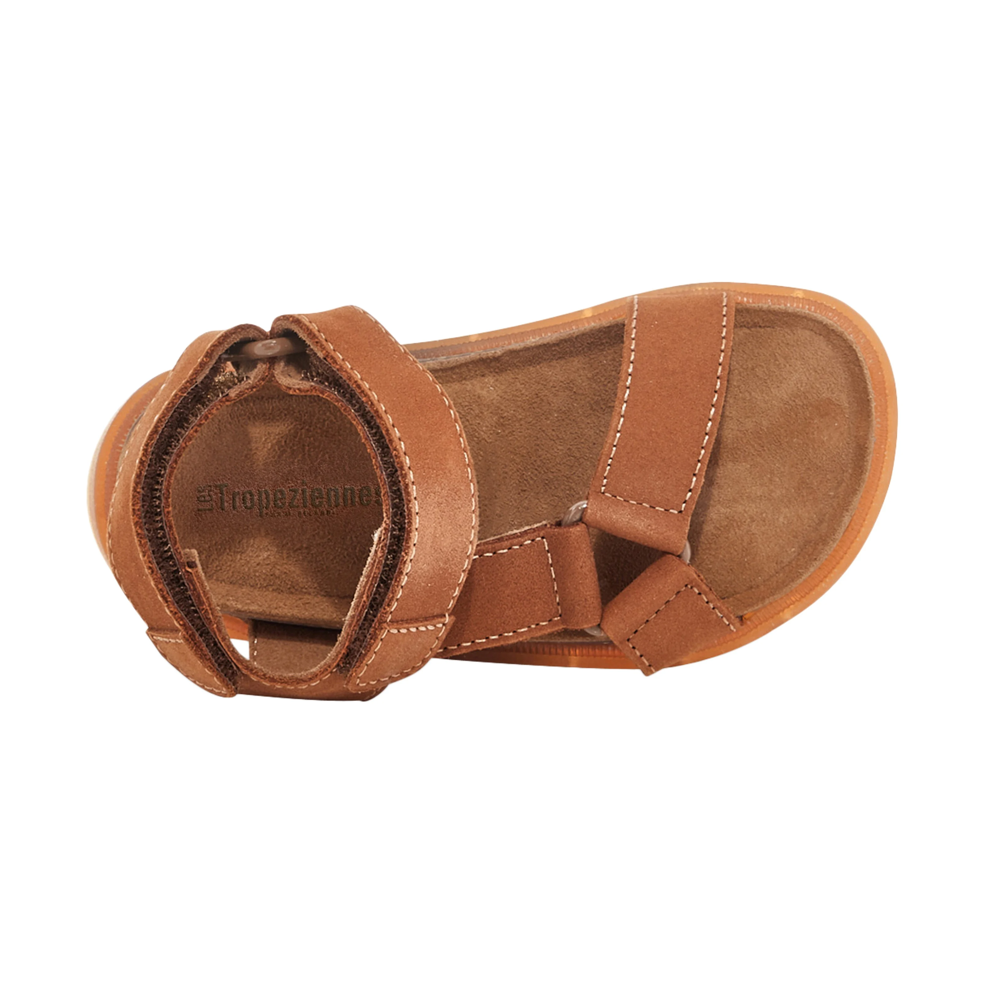Sandales cuir enfantpar m.belarbi capucin | Marron