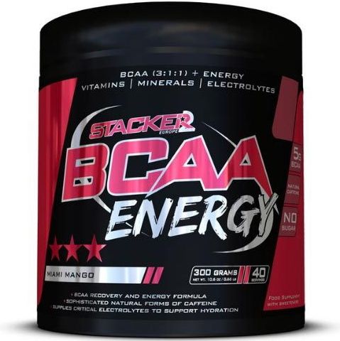 Stacker 2 BCAA Energy - 300 gram - 40 serving - Lemon