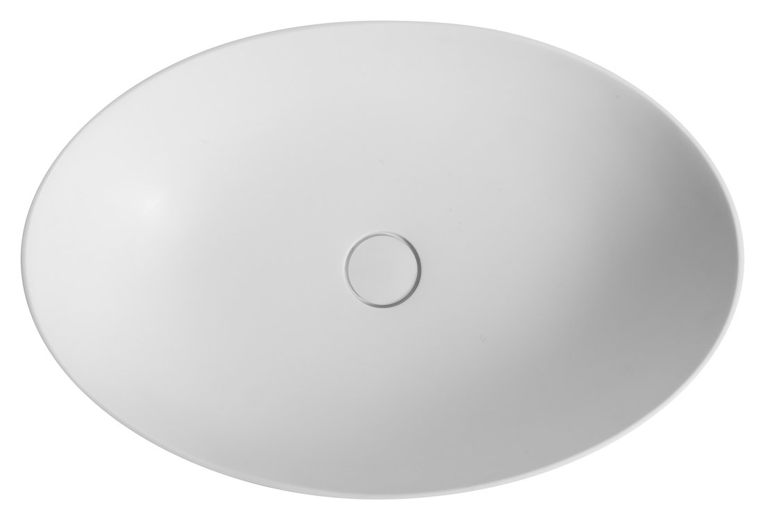 Sapho Thin waskom solid surface 60x40cm wit